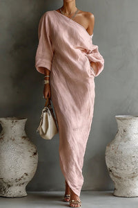 Willluxe® One-Shoulder Maxi Dress