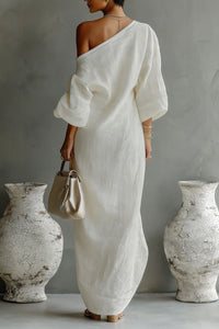 Willluxe® One-Shoulder Maxi Dress