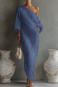 Willluxe® One-Shoulder Maxi Dress