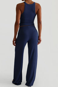 Willluxe® Racerback Tank & Wide-Leg Pants Lounge Set