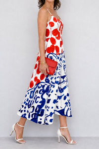 Willluxe® Leopard Graphic Print Midi Dress