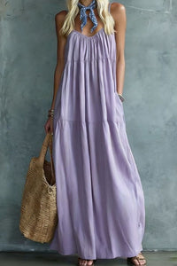 Willluxe® Tiered Maxi Dress Relaxed Fit Flowy Summer Dress