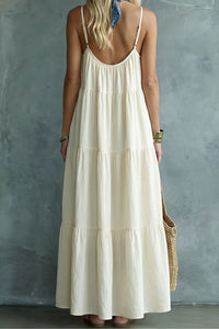 Willluxe® Tiered Maxi Dress Relaxed Fit Flowy Summer Dress