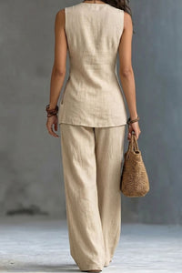 Willluxe® European Chic V-Neck Casual Set