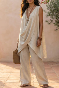 Willluxe® Boho Draped Two-Piece Set