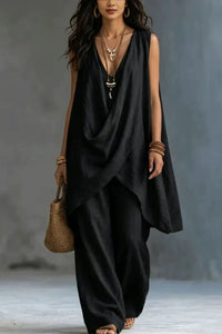 Willluxe® Boho Draped Two-Piece Set