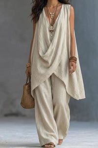 Willluxe® Boho Draped Two-Piece Set