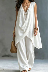 Willluxe® Boho Draped Two-Piece Set