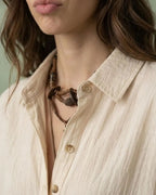Willluxe® Button-Up Shirt and Wide Leg Shorts Vacation Outfit