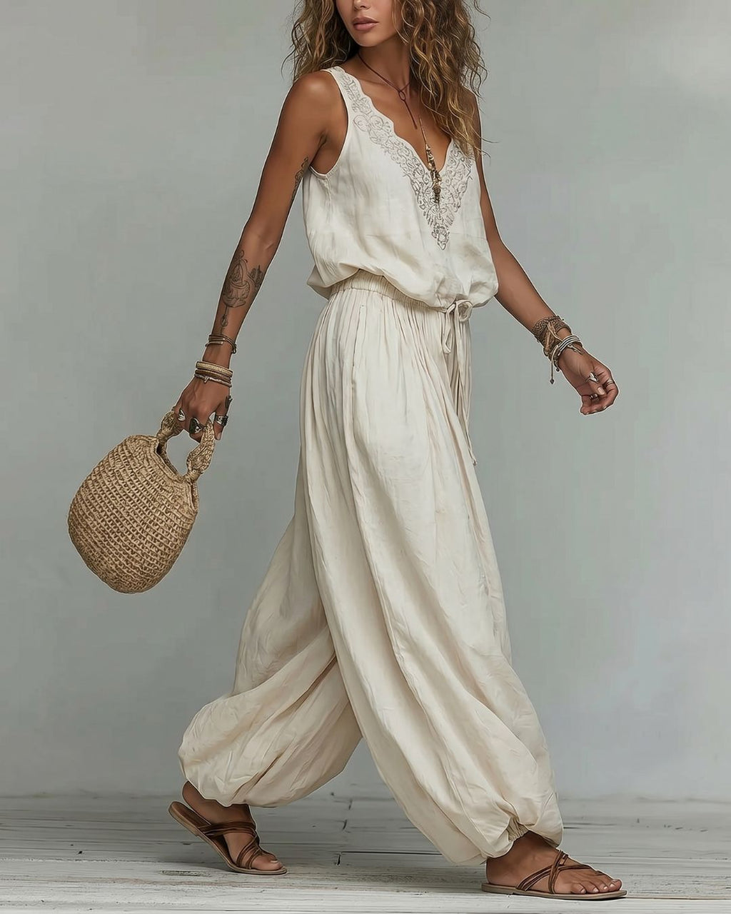 Willluxe® Dawn - Two-Piece Lace Boho Outfit Set