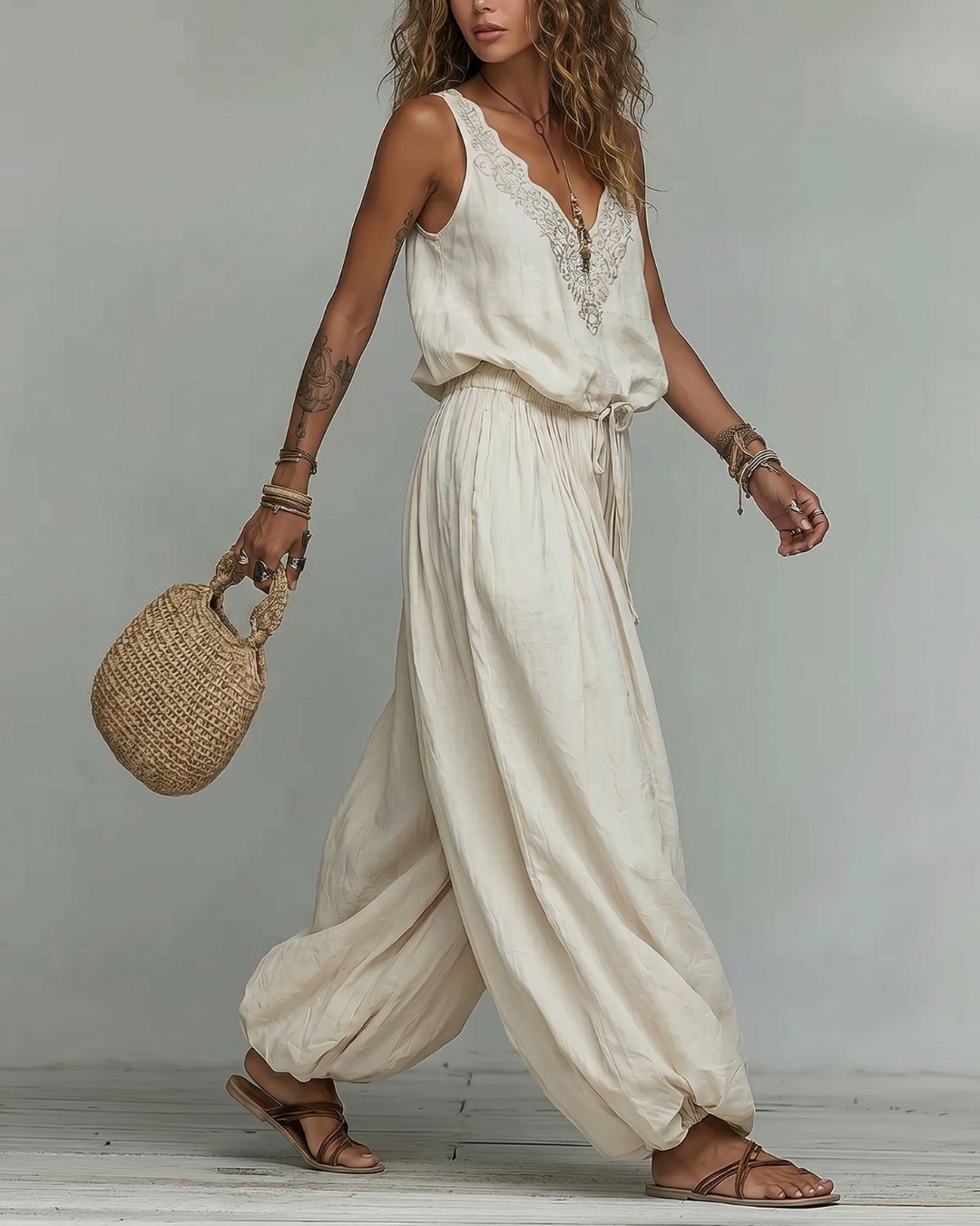 Willluxe® Dawn - Two-Piece Lace Boho Outfit Set