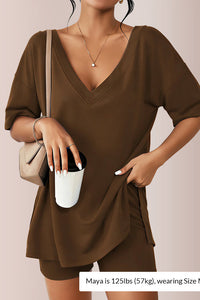 Willluxe® The Effortless V-Neck Lounge Set