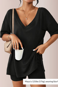Willluxe® The Effortless V-Neck Lounge Set