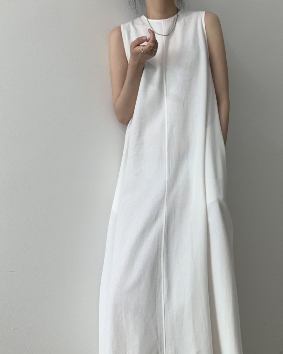 Willluxe® Chic Loose Fit Tank Dress Sleeveless Maxi Dresses