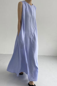 Willluxe® Chic Loose Fit Tank Dress Sleeveless Maxi Dresses