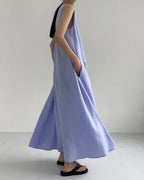 Willluxe® Chic Loose Fit Tank Dress Sleeveless Maxi Dresses