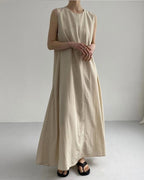 Willluxe® Chic Loose Fit Tank Dress Sleeveless Maxi Dresses