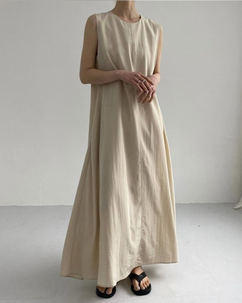 Willluxe® Chic Loose Fit Tank Dress Sleeveless Maxi Dresses