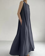 Willluxe® Chic Loose Fit Tank Dress Sleeveless Maxi Dresses