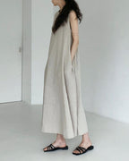 Willluxe® Chic Loose Fit Tank Dress Sleeveless Maxi Dresses