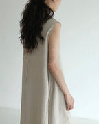 Willluxe® Chic Loose Fit Tank Dress Sleeveless Maxi Dresses
