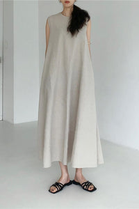 Willluxe® Chic Loose Fit Tank Dress Sleeveless Maxi Dresses