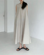 Willluxe® Chic Loose Fit Tank Dress Sleeveless Maxi Dresses
