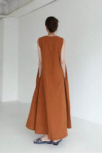 Willluxe® Chic Loose Fit Tank Dress Sleeveless Maxi Dresses