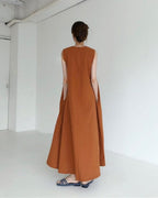Willluxe® Chic Loose Fit Tank Dress Sleeveless Maxi Dresses
