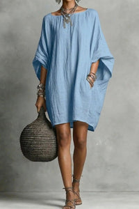 Willluxe® Casual Relaxed-Fit Mini Dress