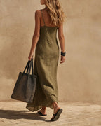 Willluxe® Casual Sleeveless Maxi Sundress