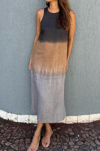 Willluxe® Sleeveless Gradient Tank Midi Dress