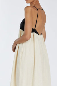 Willluxe® White Contrast Maxi Dress