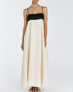Willluxe® White Contrast Maxi Dress
