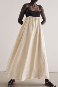 Willluxe® White Contrast Maxi Dress