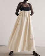 Willluxe® White Contrast Maxi Dress