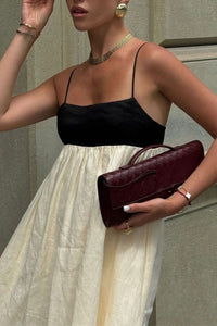 Willluxe® White Contrast Maxi Dress