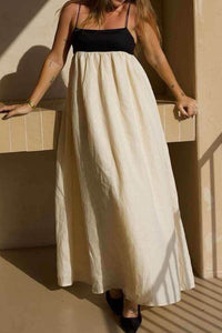 Willluxe® White Contrast Maxi Dress