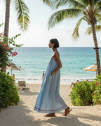 Willluxe® Sleeveless Striped Maxi Dress