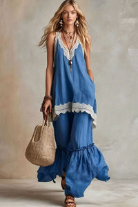 Willluxe® Ruffle Hem Set