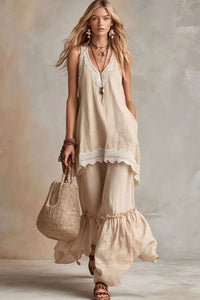 Willluxe® Ruffle Hem Set