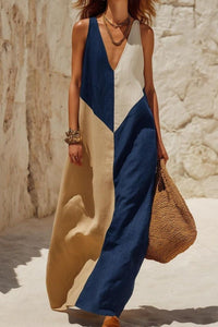 Willluxe® Sun Geometric Patchwork Dress