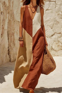 Willluxe® Sun Geometric Patchwork Dress
