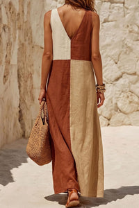 Willluxe® Sun Geometric Patchwork Dress