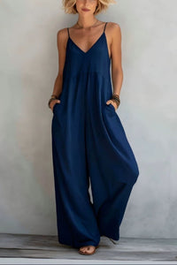Willluxe® Casual Sleeveless Loose Jumpsuit