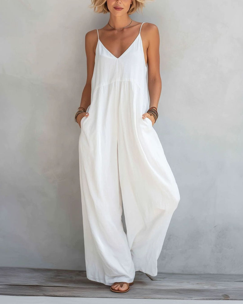 Willluxe® Casual Sleeveless Loose Jumpsuit