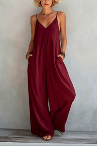 Willluxe® Casual Sleeveless Loose Jumpsuit
