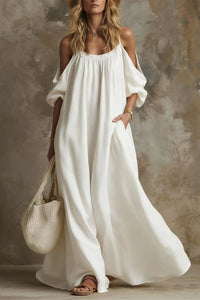 Willluxe® Resort Spaghetti Strap Swing Maxi Dress