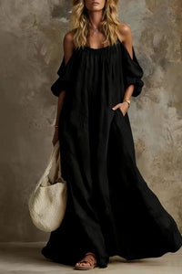 Willluxe® Resort Spaghetti Strap Swing Maxi Dress
