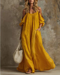 Willluxe® Resort Spaghetti Strap Swing Maxi Dress